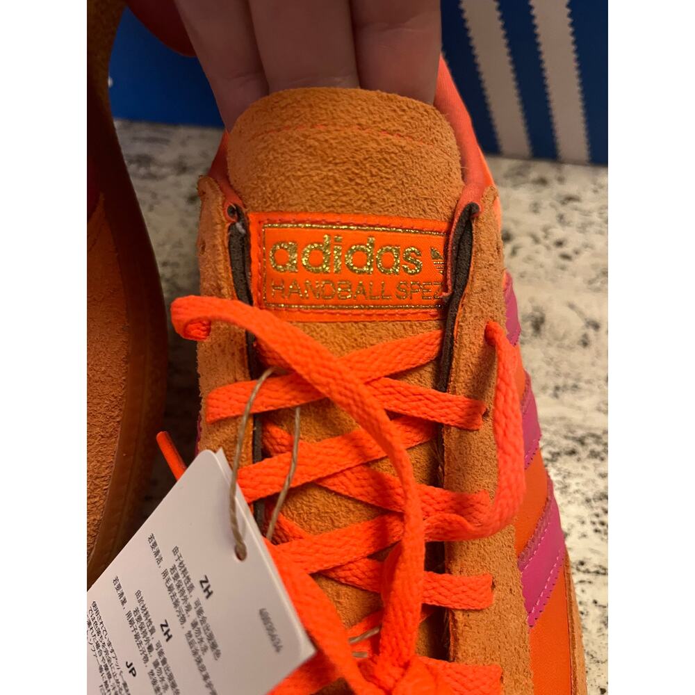 adidas handball spezial w, Women 11, Orange/Pink/Blue, JH5659, New - Picture 6 of 7